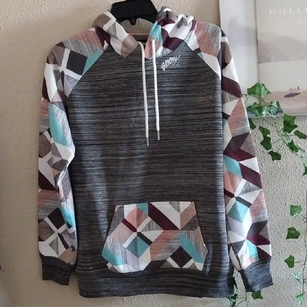Hooey Multicolor Geometric Sweater